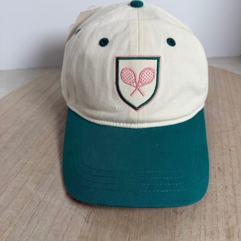 Women’s Frasier Sterling Sport Tennis Hat Adjustable OS Cream Green NWT